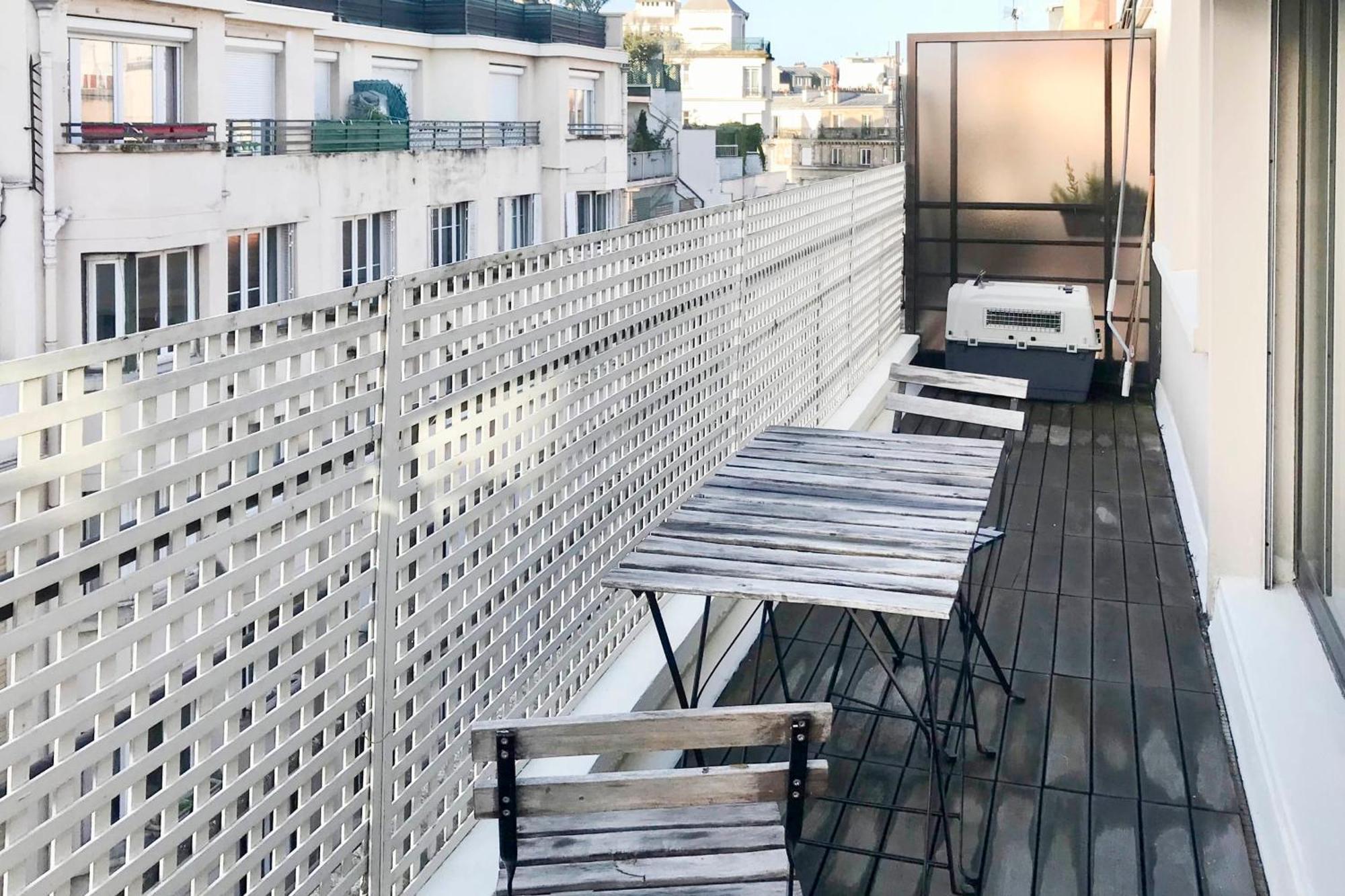 Bright Apartment With Unobstructed View París Exterior foto